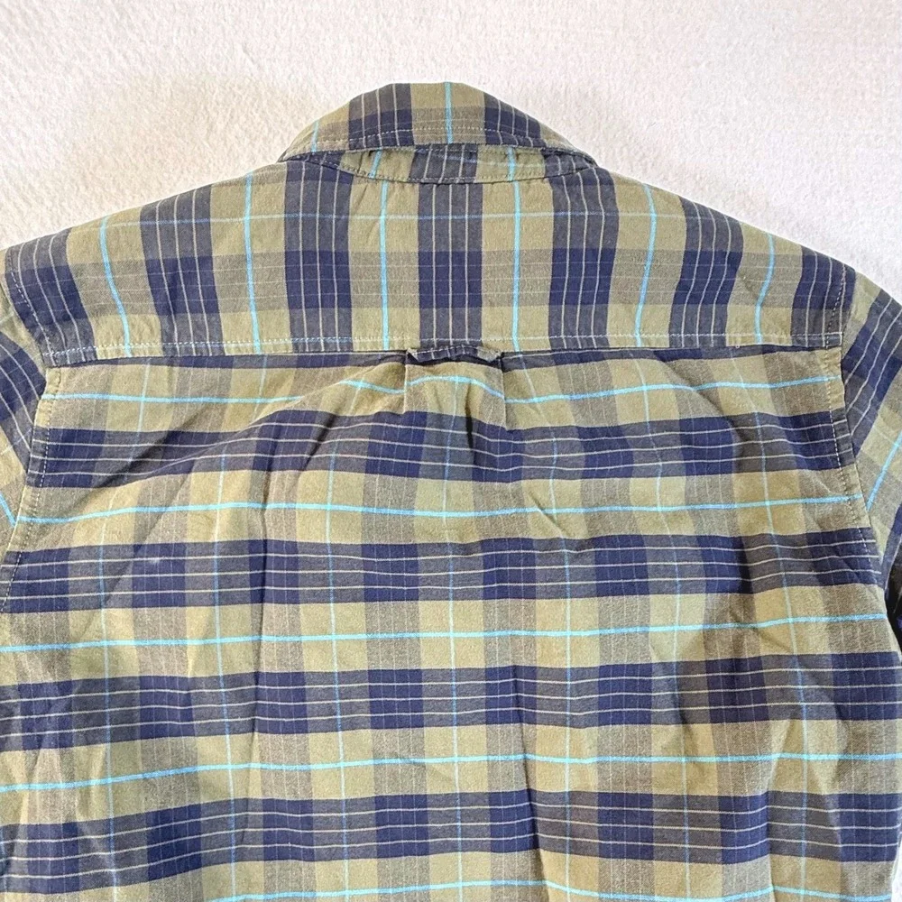 The North Face Shirt Jacket Mens Medium Quilted Insulated Plaid Flannel